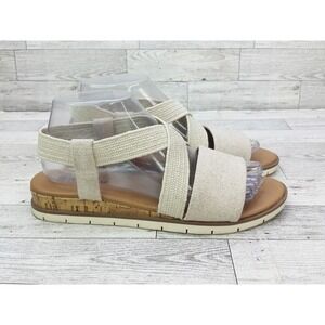 Women's Makalu Ivory Sandals Strappy Stretchy Bohemian Sandals Size 7.5 Shoes